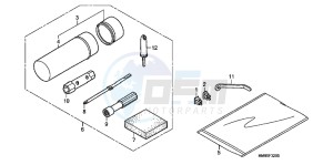 TRX250TMB drawing TOOLS