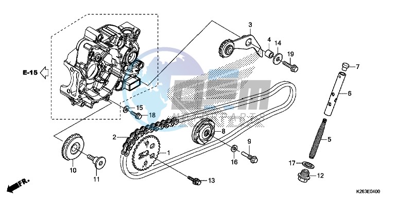 CAM CHAIN/TENSIONER