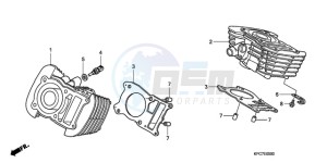 XL125VA E / MKH drawing CYLINDER