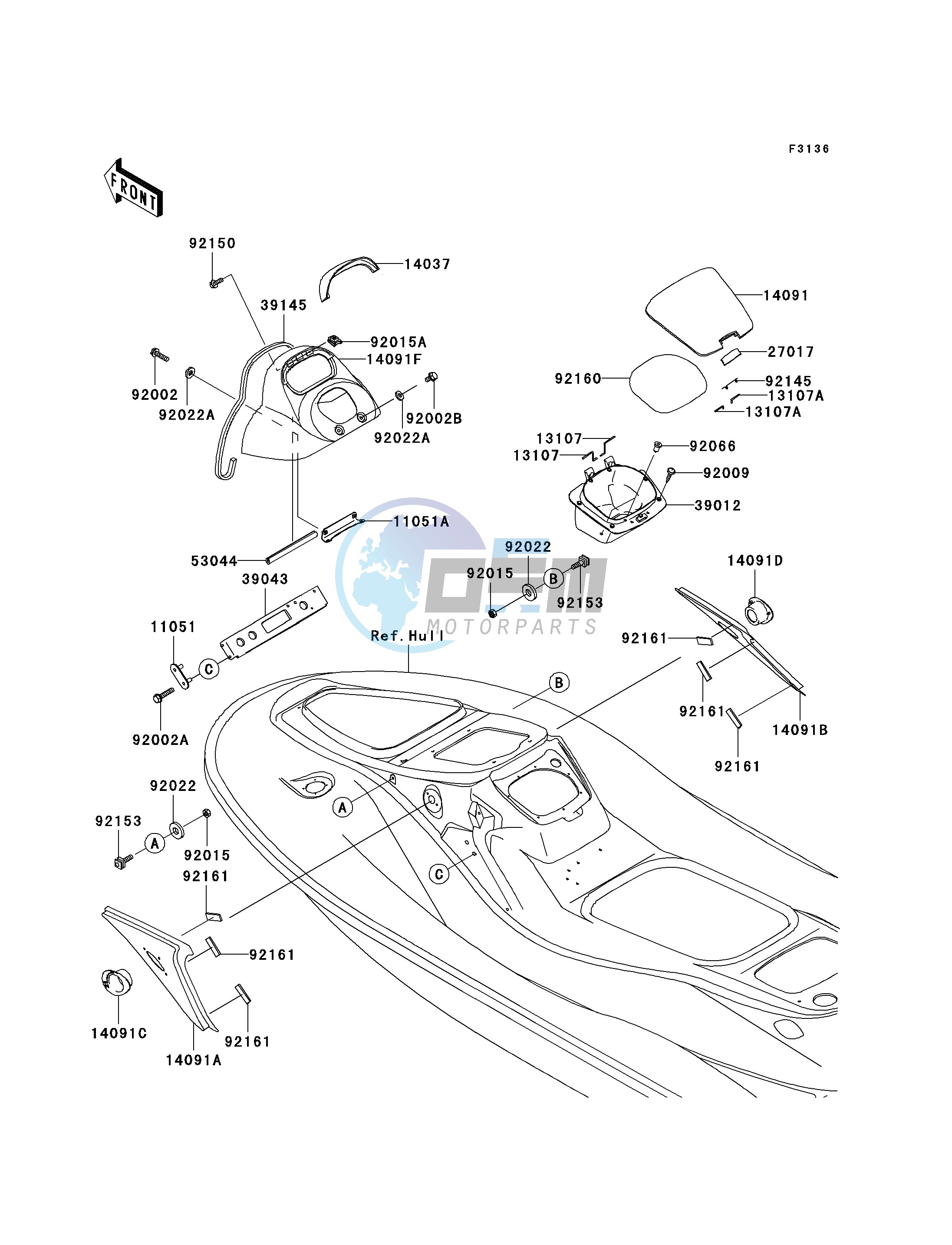 HULL MIDDLE FITTINGS