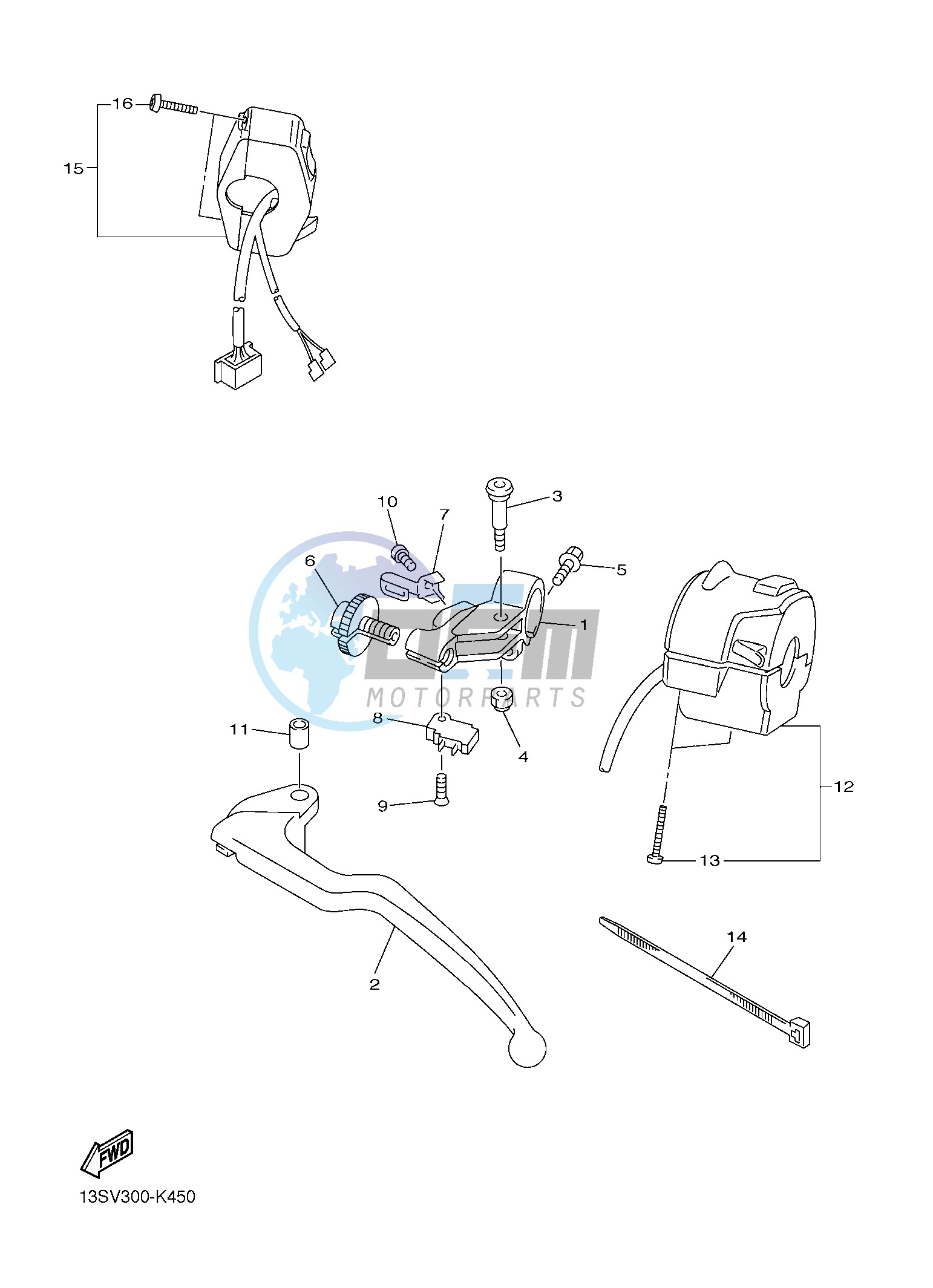 HANDLE SWITCH & LEVER