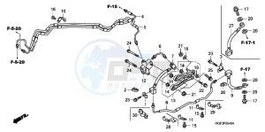 VFR1200FDD VFR1200F Dual Clutch UK - (E) drawing BRAKE HOSE