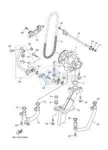 MTN1000 MTN-1000 MT-10 (B671) drawing OIL PUMP