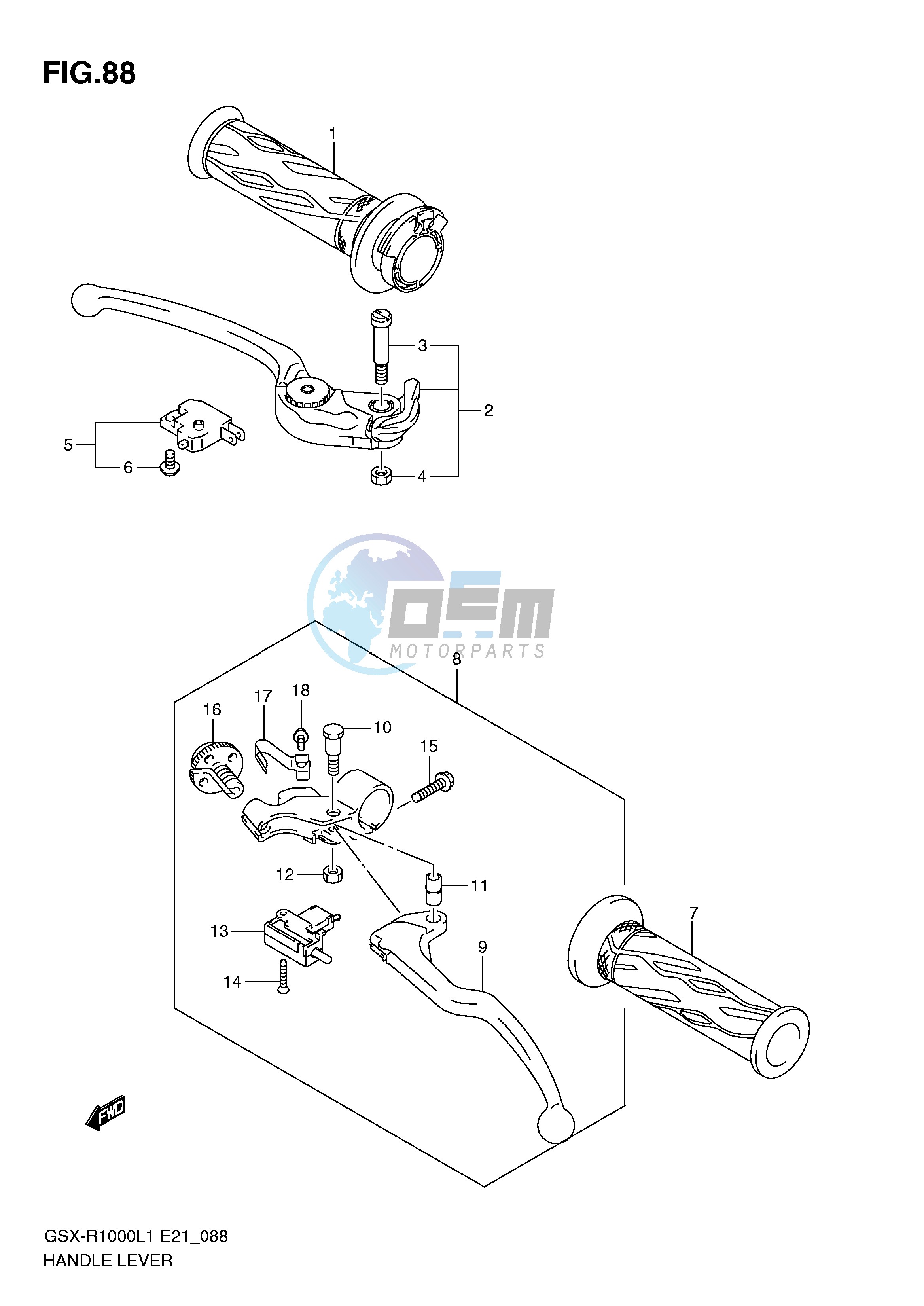 HANDLE LEVER