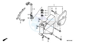 XL1000VA9 UK - (E / ABS MKH) drawing LEFT CRANKCASE COVER