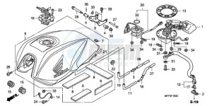 CB13009 BR / CO MME - (BR / CO MME) drawing FUEL TANK