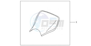 CBR1000RR9 Europe Direct - (ED / MME REP) drawing E-SEAT