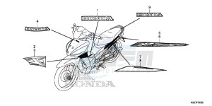 AFS110CSFF CB1000R 2ED - (2ED) drawing MARK/ STRIPE