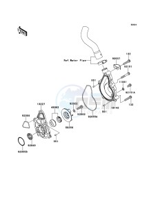 VERSYS KLE650A7F GB XX (EU ME A(FRICA) drawing Water Pump