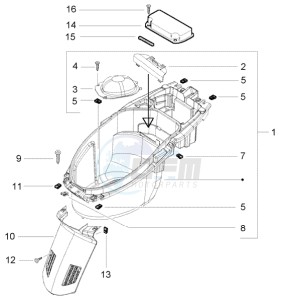 NRG 50 power DD drawing Case - Helmet