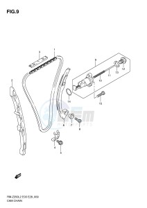 RM-Z250 (E03) drawing CAM CHAIN