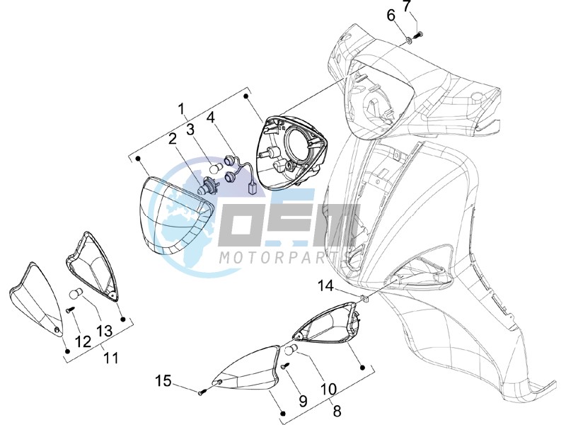 Head lamp - Turn signal lamps