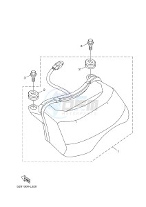 HW125 XENTER 125 (53B5) drawing TAILLIGHT