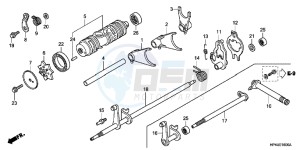 NC750SDH 2ED - (2ED) drawing UNDER COWL (NC750SD)