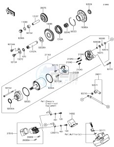 NINJA ZX-10R ZX1000SJF XX (EU ME A(FRICA) drawing Starter Motor