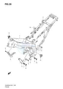 DL650 drawing FRAME