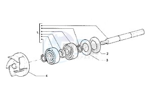 Hexagon 180 LXT drawing Water pump