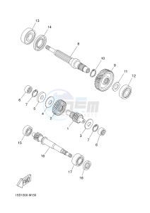 YP400R X-MAX 400 (1SD4 1SD4 1SD4) drawing TRANSMISSION