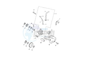 TZR 50 drawing OIL PUMP