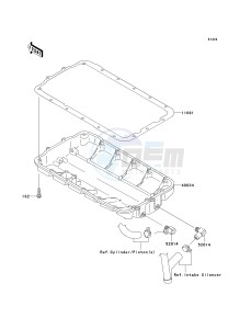 JT 1500 A [STX-15F] (A6F-A9F) A8F drawing OIL PAN