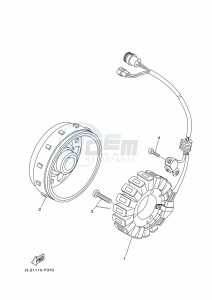 YFM700R YFM70RSSK (2LSV) drawing GENERATOR