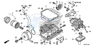 VFR1200XDC drawing OIL PUMP (VFR1200XD)