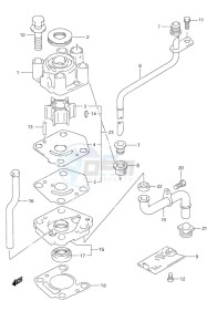 DF 9.9 drawing Water Pump