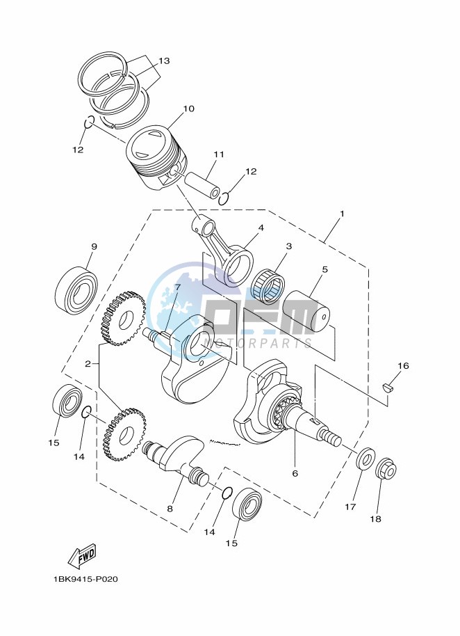 CRANKSHAFT & PISTON