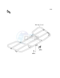 KVF650_4X4 KVF650FCF EU drawing Reflectors(EU,UK)