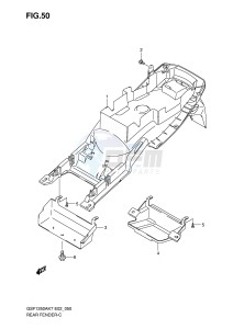 GSF1250 (E2) Bandit drawing REAR FENDER