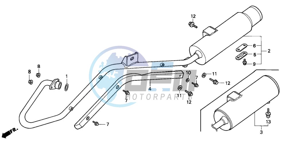 EXHAUST MUFFLER