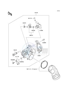 KSF 450 B [KFX450R MONSTER ENERGY] (B8F-B9FB) B8F drawing THROTTLE