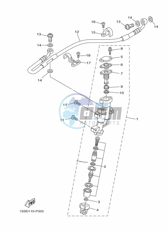 REAR MASTER CYLINDER