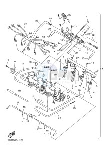 XJ6NA 600 XJ6-N (NAKED, ABS) (36BB 36BC) drawing INTAKE 2