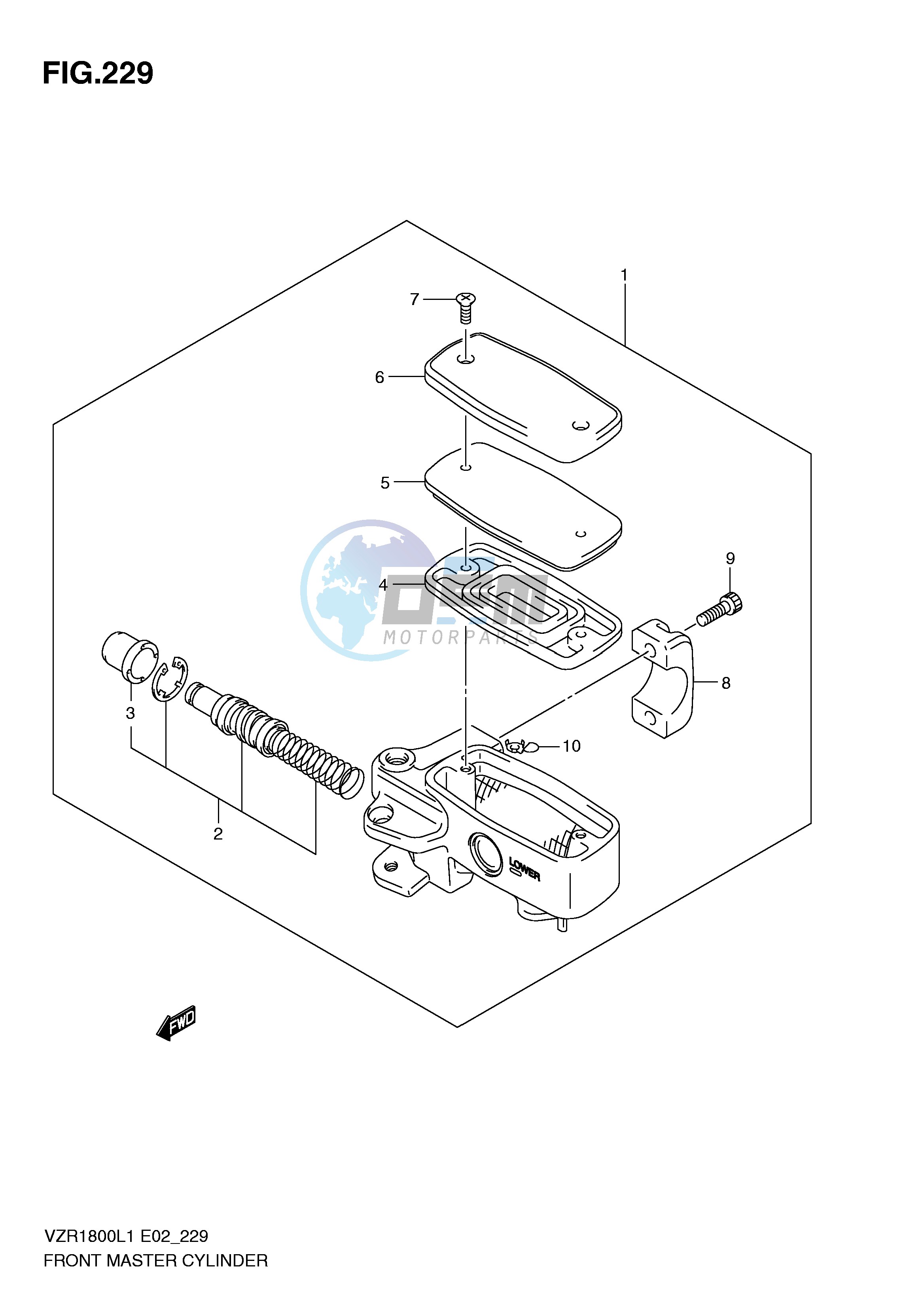 FRONT MASTER CYLINDER (VZR1800ZL1 E24)