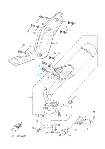 NS50N NITRO NAKED (1PL7 1PL7) drawing EXHAUST