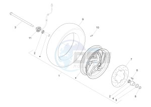 Fly 125 4t e3 (Vietnam) Vietnam drawing Front wheel