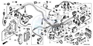 CB650FG CB650F 6ED - (6ED) drawing WIRE HARNESS