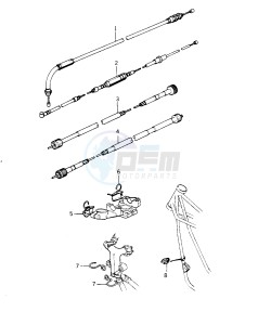 KZ 1000 G [CLASSIC] (G1) [CLASSIC] drawing CABLES