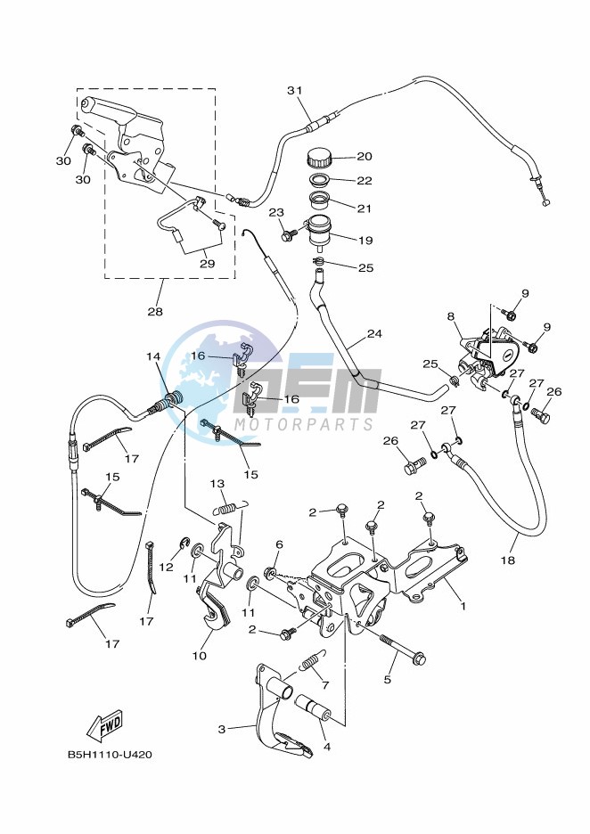 PEDAL WIRE