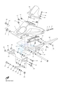 FZ8-SA 800 FZ8-S ABS (1BDA 1BDB) drawing REAR ARM