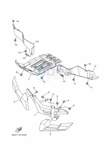 YXM700E YXM70VPAK (B5FH) drawing GUARD