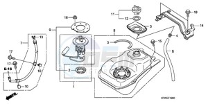 SH300AR9 F / ABS CMF SPC drawing FUEL TANK