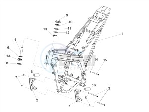 RX 125 E4 (EMEA) drawing Frame