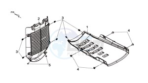 MAXSYM 600I drawing REAR FENDER / INNER SHIELD