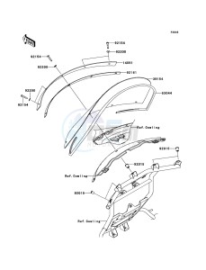 VN1700_VOYAGER_ABS VN1700B9F GB XX (EU ME A(FRICA) drawing Windshield