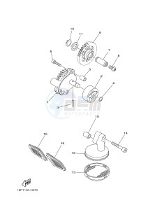 YFZ450R YFZ450RSE YFZ450R SPECIAL EDITION (1TD6 1TD7) drawing OIL PUMP