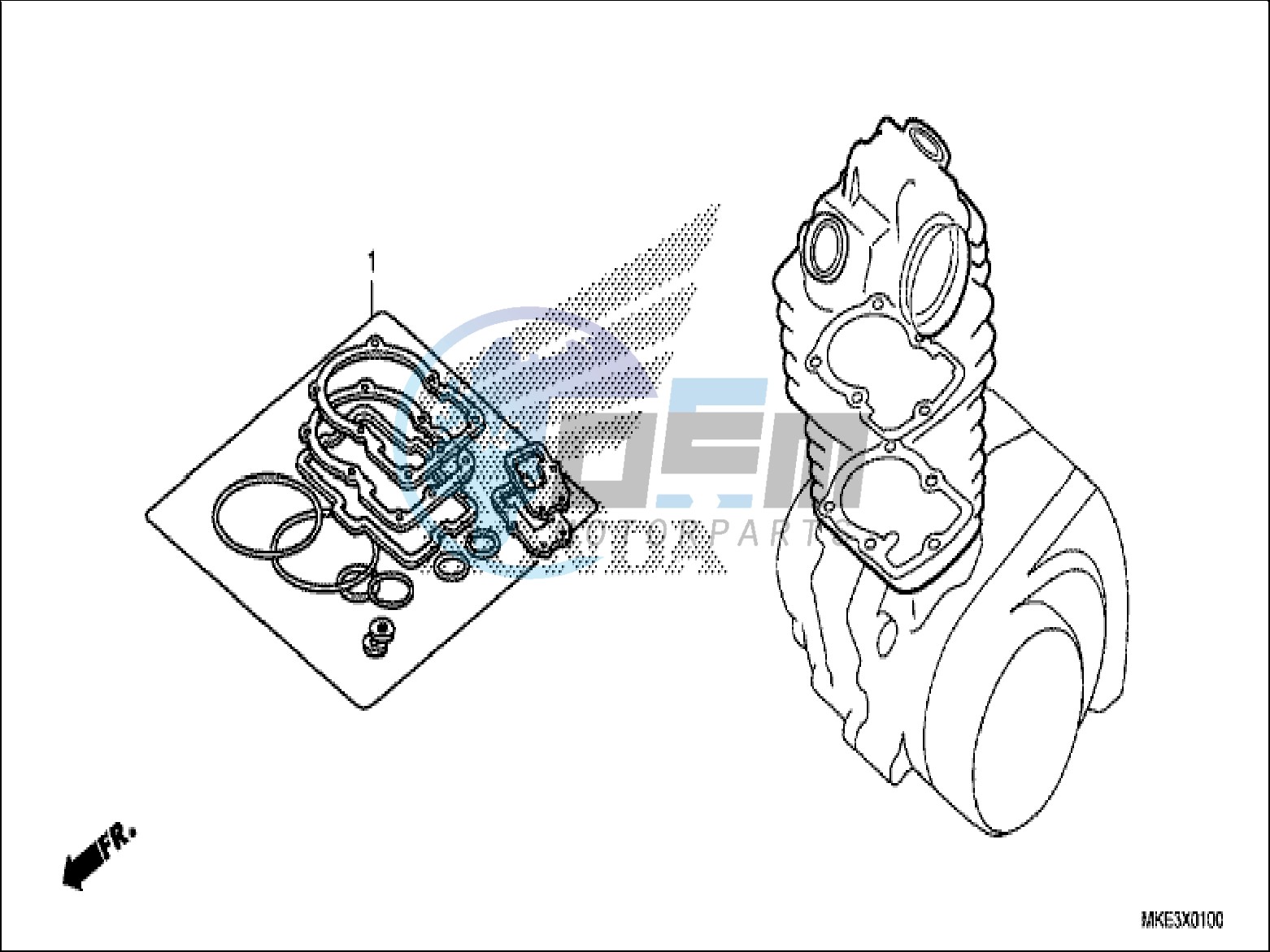 GASKET KIT A