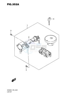 UH200 ABS BURGMAN EU drawing LOCK SET