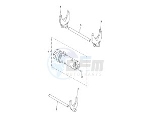 XVS A MIDNIGHT STAR 1300 drawing SHIFT CAM AND FORK